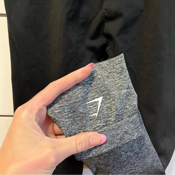 Gymshark Black & Grey Ombre Leggings - Picture 5 of 6